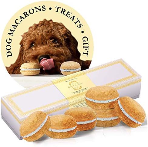 Bonne et Filou Dog Treats Dog Macarons Luxury Handmade Dog Gifts Dog Birthday Healthy and Delicio... | Amazon (US)