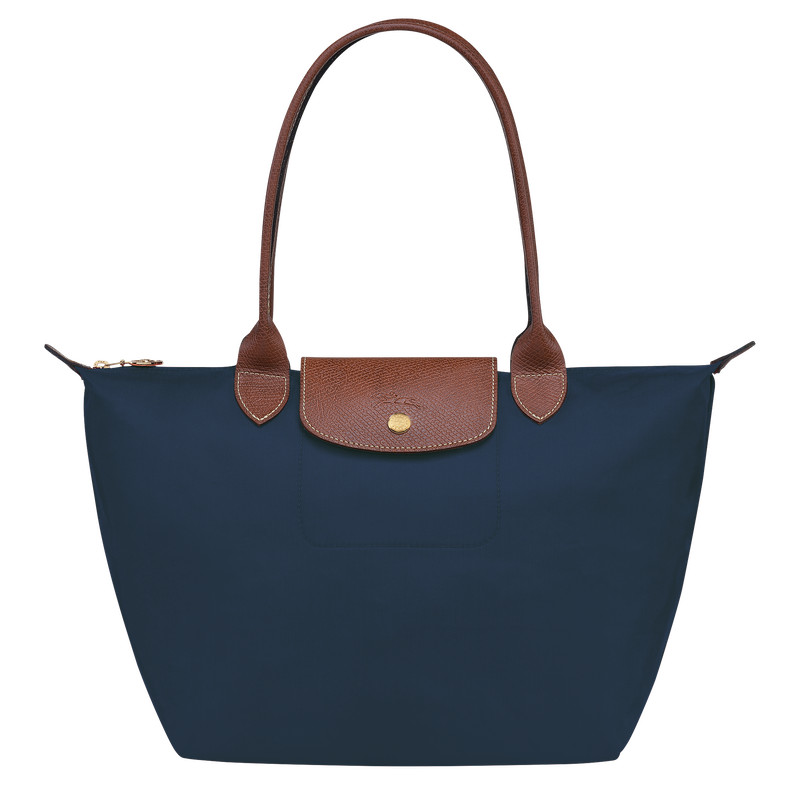 Le Pliage Original M Tote bag Navy - Recycled canvas | Longchamp US | Longchamp
