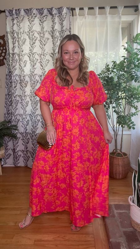 Amazon summer dress size large 
So pretty!!! 
Sandals are from last year but linked this years version from the same brand
Resort wear, summer dress, summer outfit, spring dress, brunch outfit, travel style, vacation outfit 

#LTKMidsize #LTKOver40 #LTKSeasonal