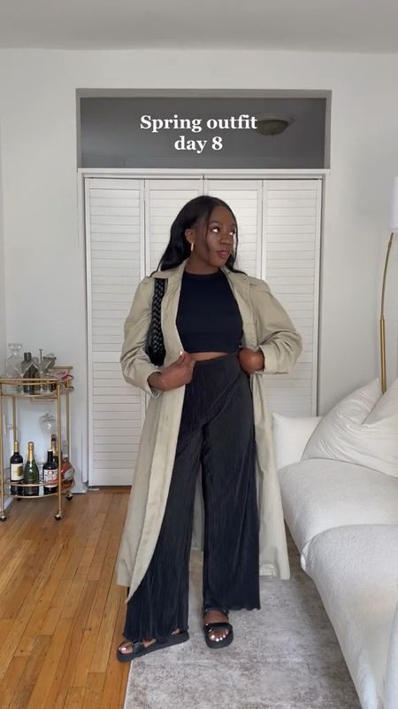 Blank pants, tank top, trench coat, sandals, minimal style, moodboard aesthetic, spring style, outfit inspiration, outfit ideas, spring outfit, outfit inspo, spring fashion, style inspo, get ready with me 

#LTKunder100 #LTKfit #LTKsalealert