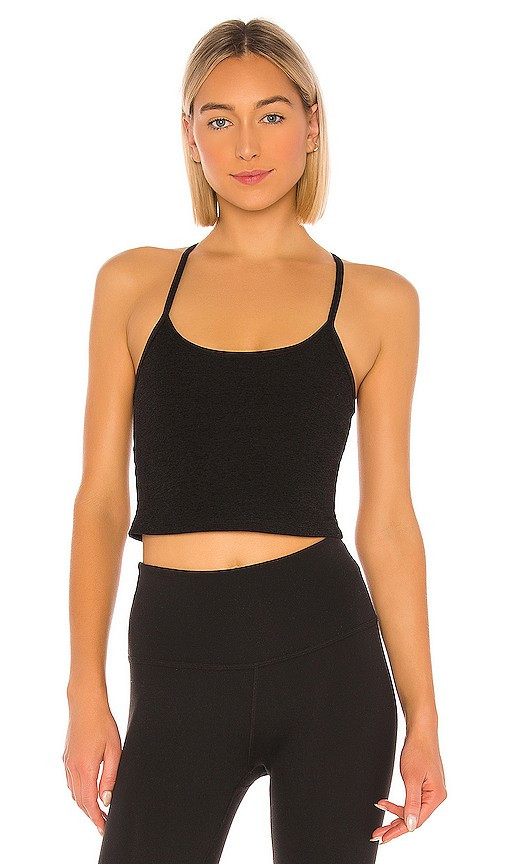 Beyond Yoga Spacedye Cropped Tank in Black. - size XS | Revolve Clothing (Global)