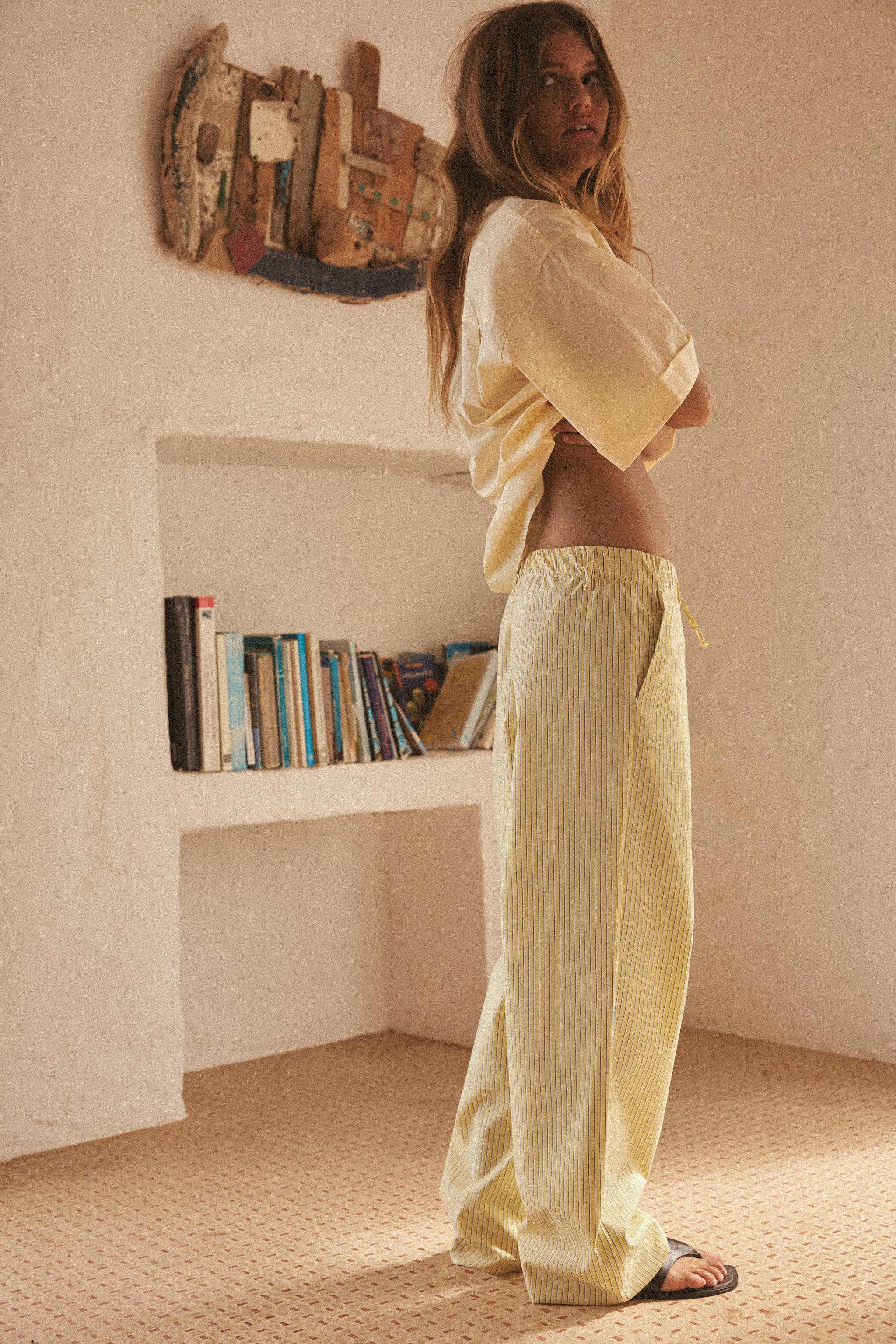 STRIPED PAJAMA PANTS | Zara US