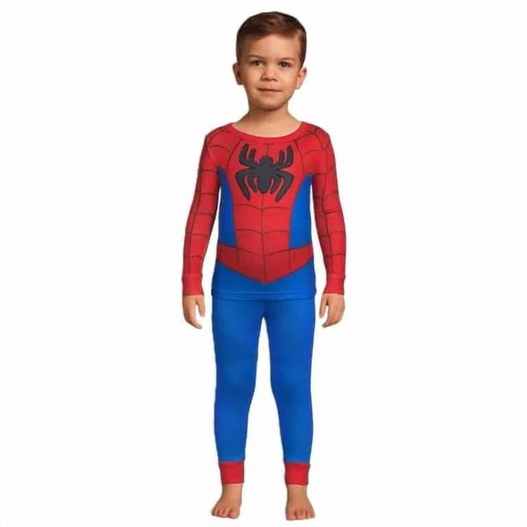 Spider Man Character Sleepwear Set, 2-Piece, Blue/Red, 4T | Walmart (US)