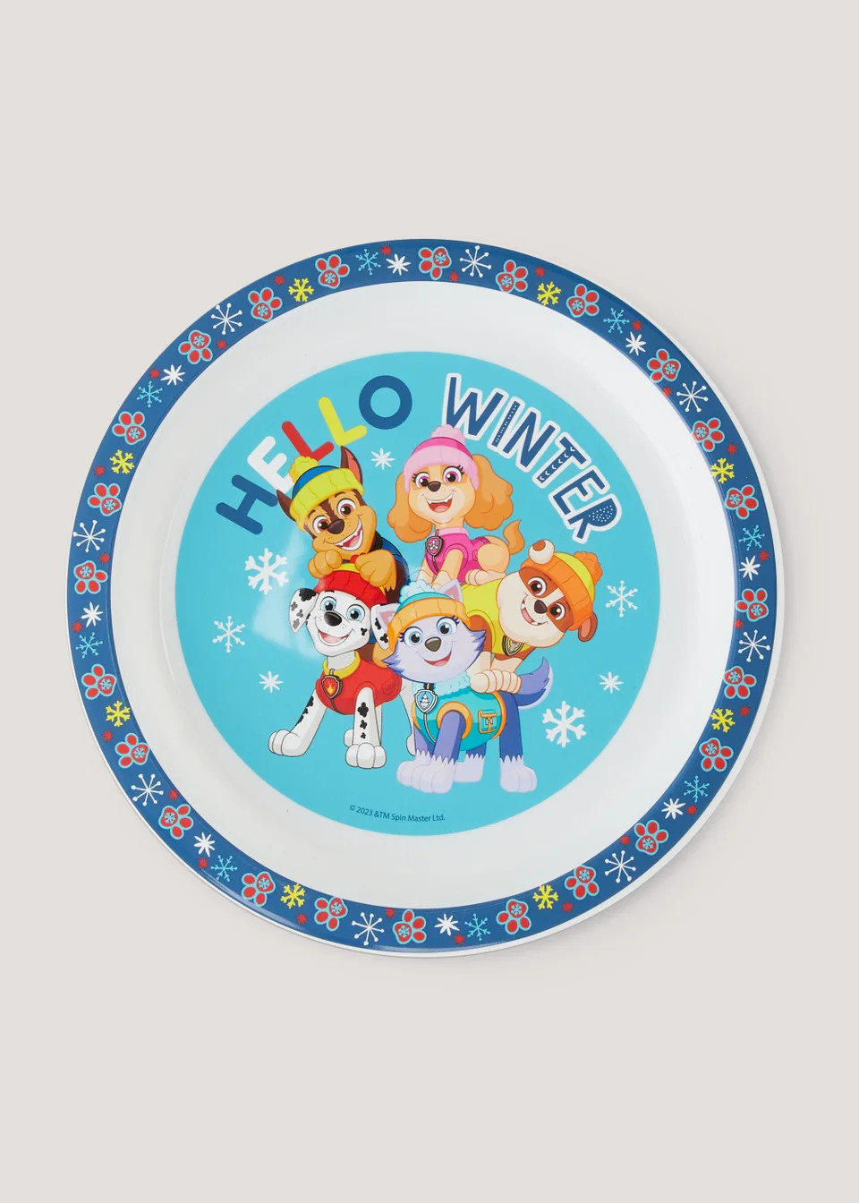 Kids Paw Patrol Christmas Plate (21cm) | Matalan (UK)