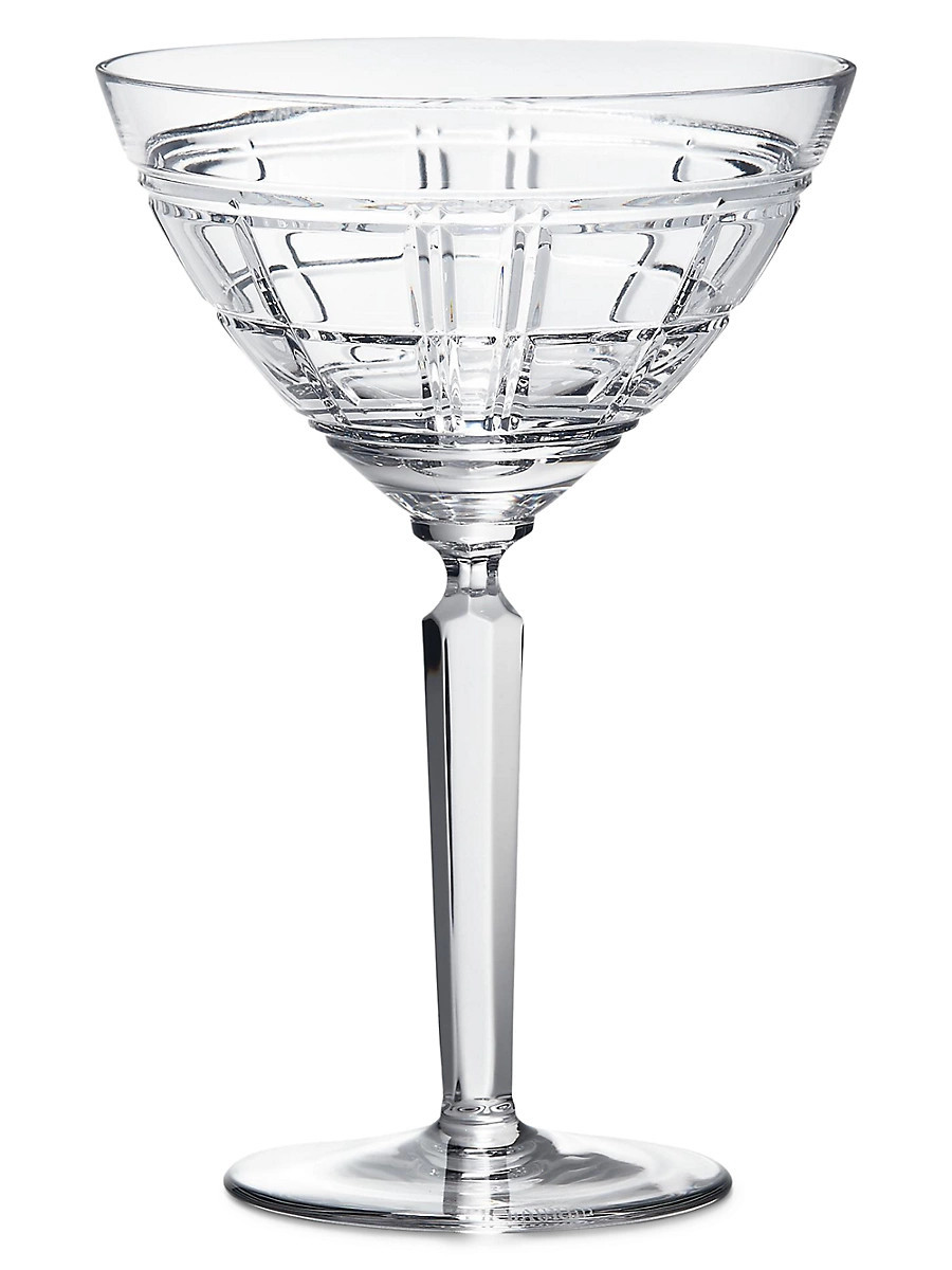 Hudson Plaid Martini Glass | Saks Fifth Avenue
