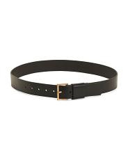 Leather Casual Belt With Wide Keeper | TJ Maxx