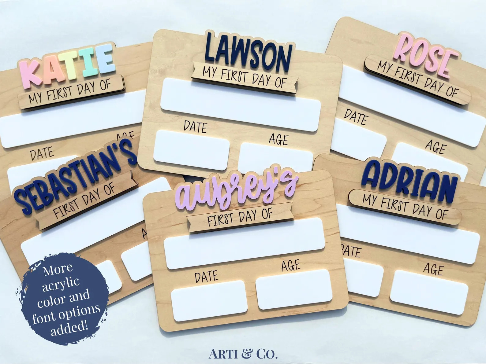 Customizable First and Last Day of School Sign | Back to School | Etsy (Global)