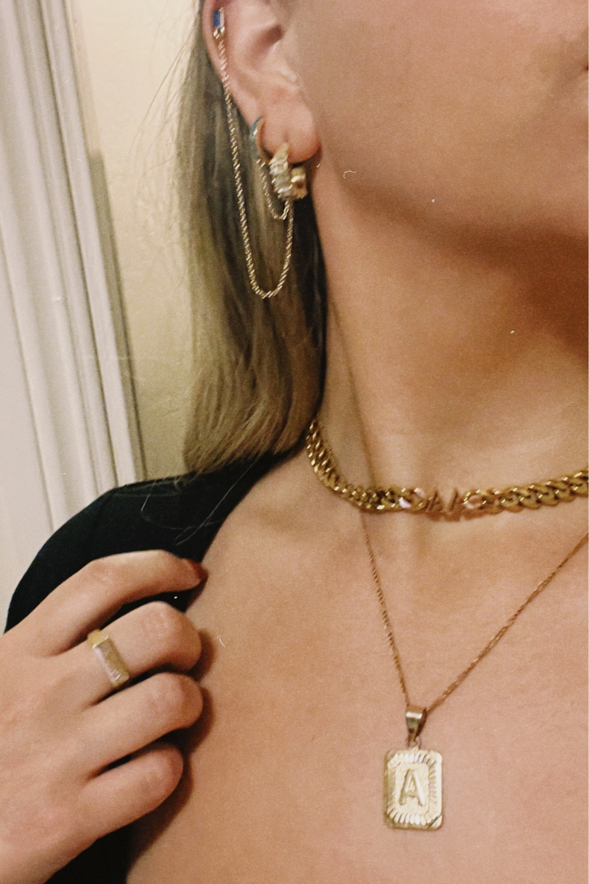 Gold girlie! A sleek stack with character. 


Search terms: Jewelry sale initial chain ring earrings necklace hoop huggie 

#LTKGiftGuide #LTKsalealert #LTKunder100
