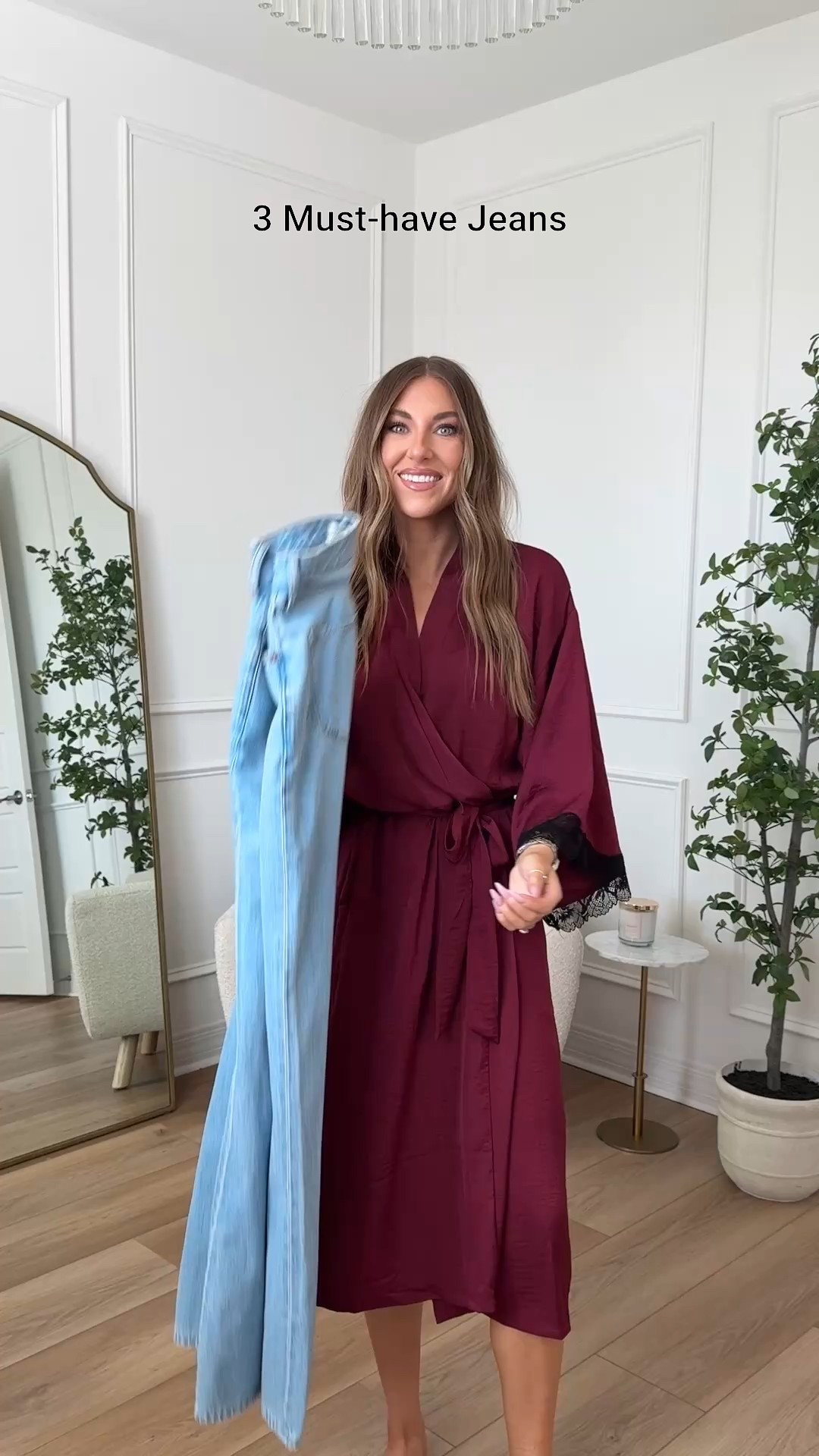 3 pairs of must-have jeans

1: high rise 90s relaxed jean in the light destroy wash. I’m wearing my true size 25 and got the extra long length 

2. Ultra high rise 90s ankle in medium with raw hem wash. I’m wearing my true size 25 in long length 

3. High rise wide leg jean in light wash. I got my true size 25 in the long length 

 #LTKWatchNow

#LTKWatchNow #LTKStyleTip