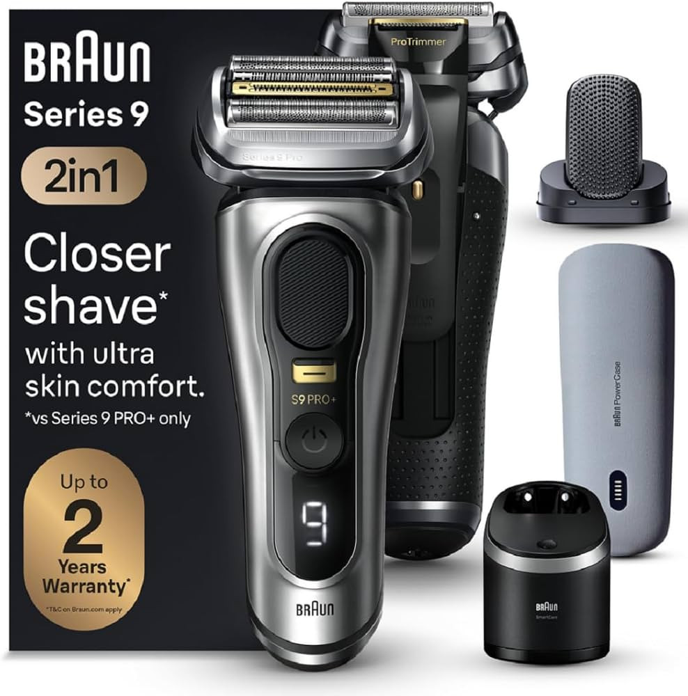 Braun Series 9 PRO+ Electric Shaver, Shaving Kit with 5 Pro Shave Elements and ProComfort Head, S... | Amazon (US)