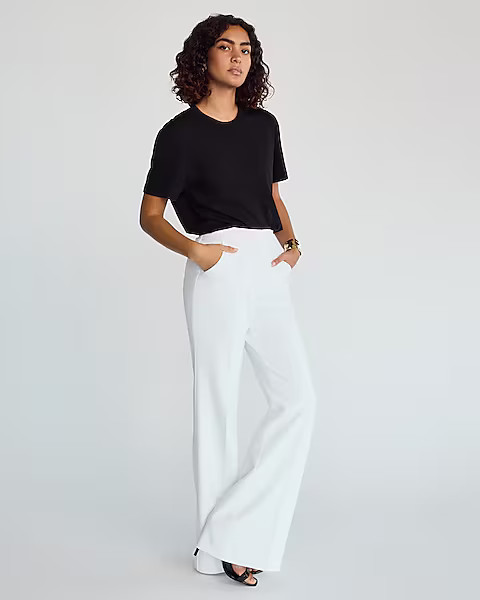 Editor High Waisted Trouser Flare Pant | Express