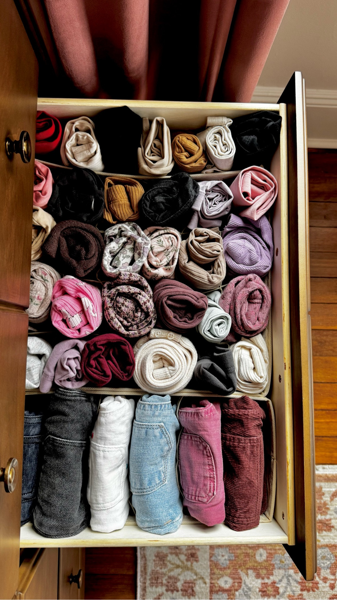 Organizers for kids clothes can be so hard but these drawer dividers changed my nursery organization game! The perfect baby registry gift for baby clothes organization in your nursery dresser. 

#LTKKids #LTKBaby #LTKBump