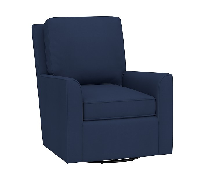 Bedford Swivel Glider & Ottoman | Pottery Barn Kids