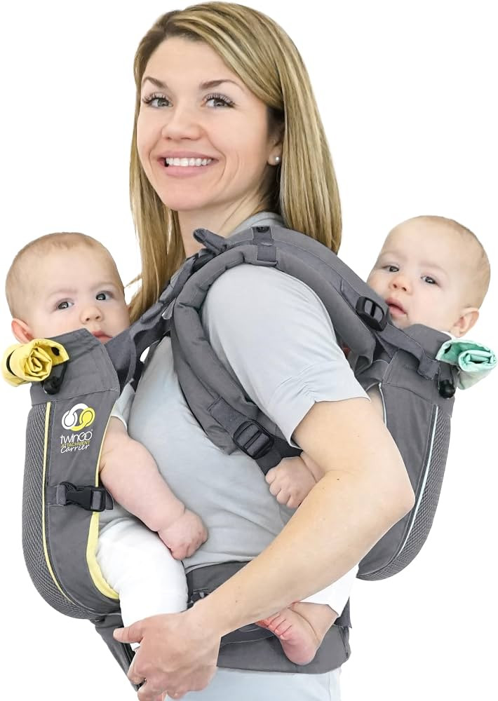 TwinGo Carrier - Breathable Twin Baby Carrier that Separates into 2 Baby Carriers, Adjustable Twi... | Amazon (US)