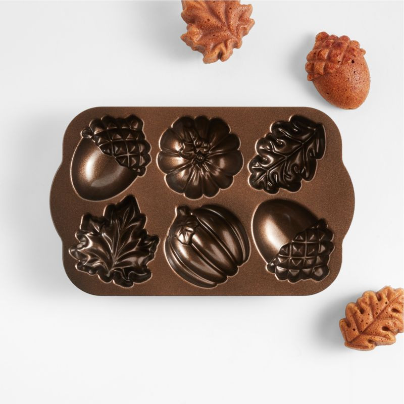Nordic Ware Autumn Treats Pan | Crate & Barrel | Crate & Barrel