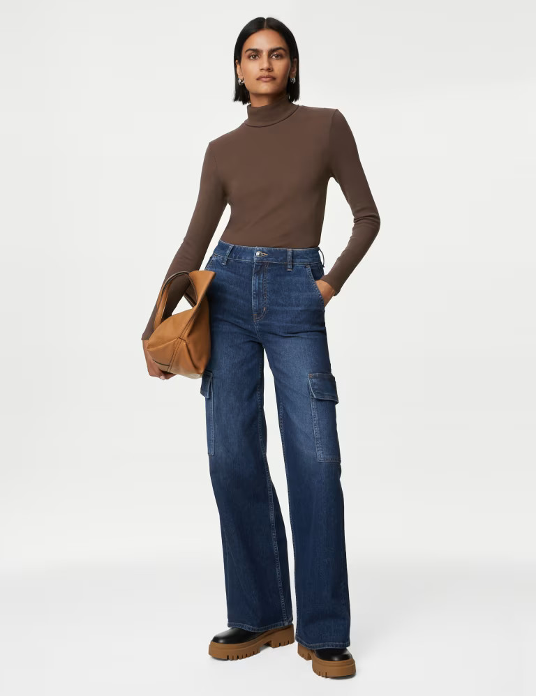 Cotton Rich Ribbed Top | Marks & Spencer (UK)