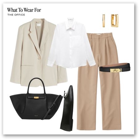 Spring office outfits 👩‍💻

Abercrombie, beige tailored trousers, double breasted blazer, ballet flats, white shirt 

#LTKstyletip #LTKeurope #LTKworkwear