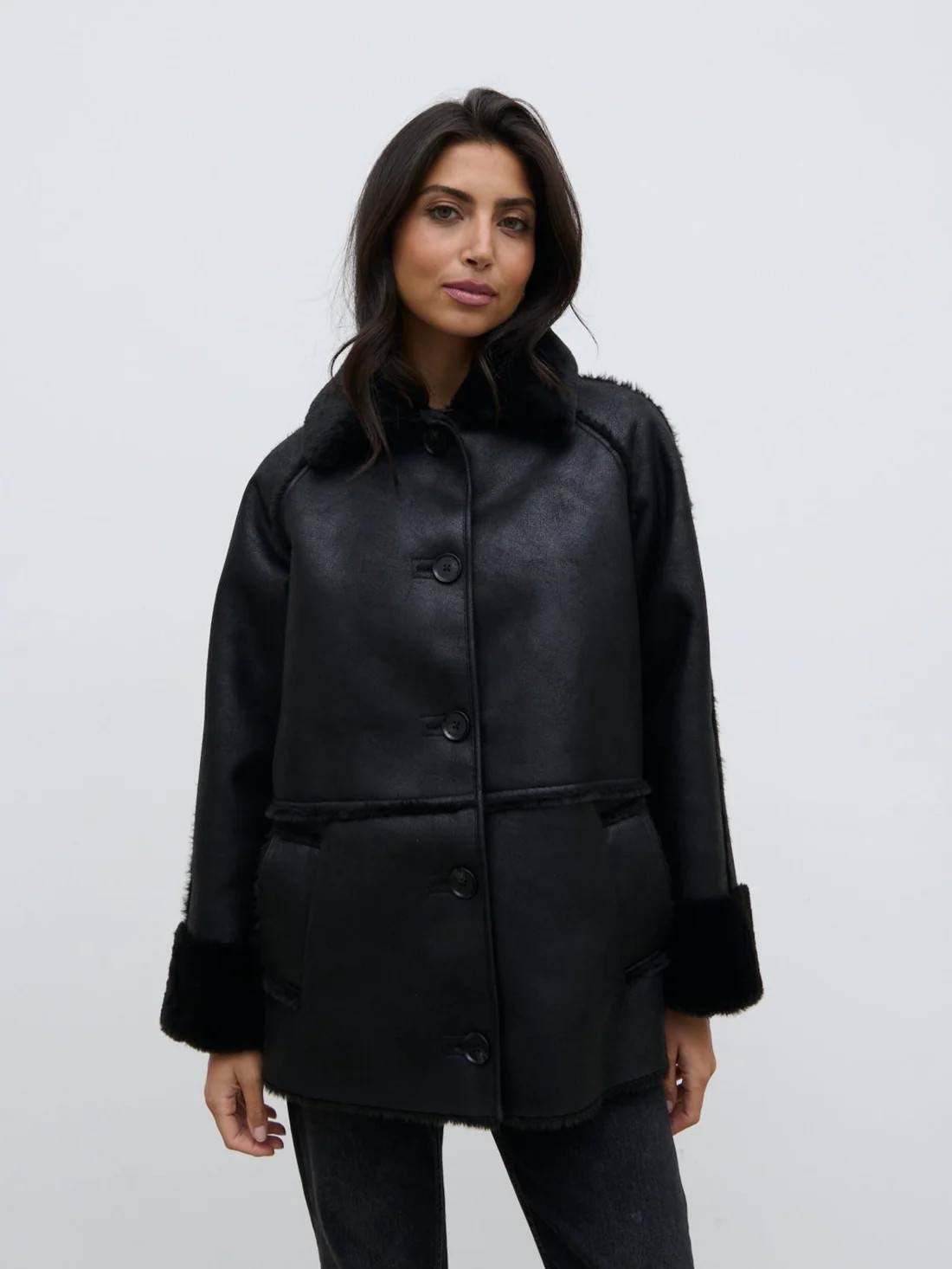 Sawyer Aviator Coat | Pretty Lavish (UK)