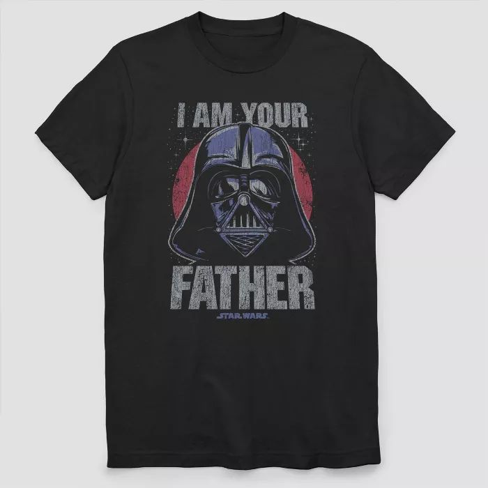 Men's Star Wars 'I Am Your Father' Short Sleeve Graphic T-Shirt - Black | Target