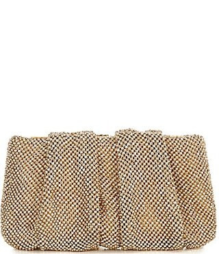 Loeffler Randall Serena Rhinestone Clutch Bag - Shadow Gold | Dillard's