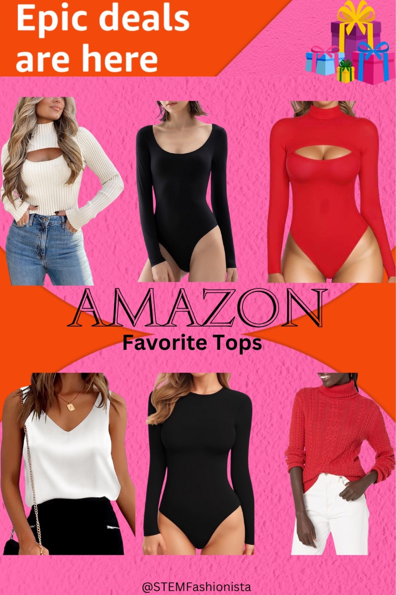 Deck the halls with amazing Amazon holiday deals! 💃 Get ready to slay in these stunning tops! Check them out now before there gone! 🎄💋

#giftguide #giftsforher #stockingstuffers #amazonfashion

#LTKsalealert #LTKstyletip #LTKHoliday