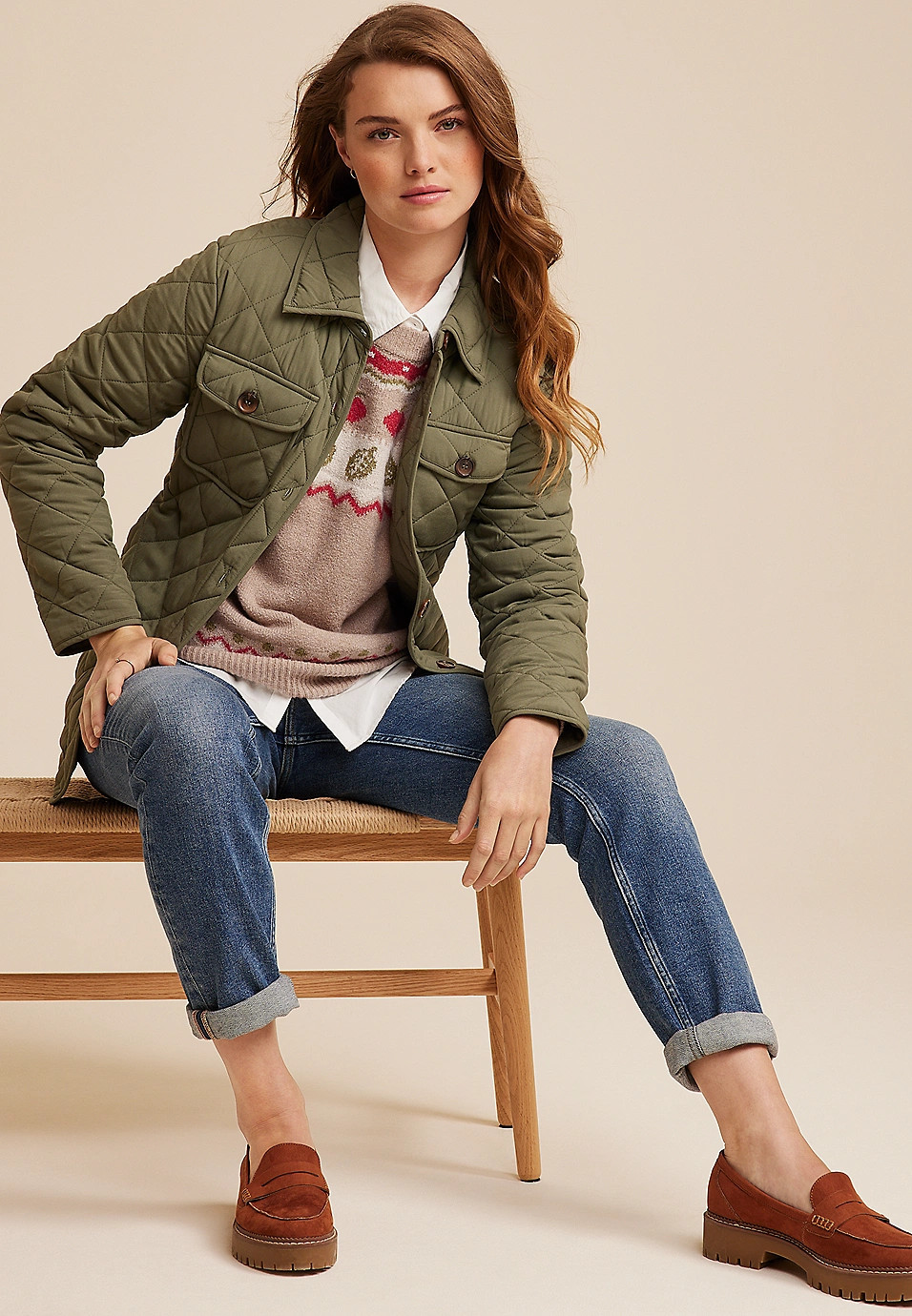 Apple Fair Isle Sweater | Maurices