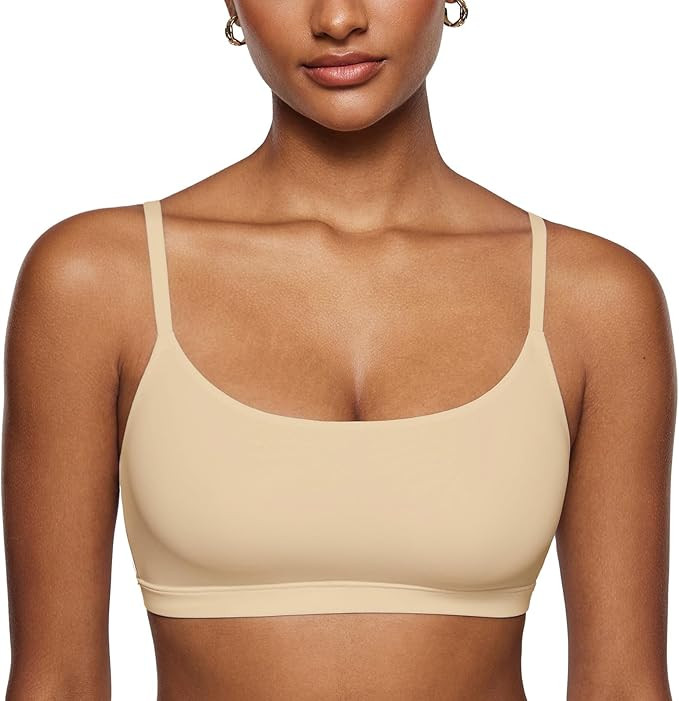 Women's Inbarely Bralettes Cami Bras No Underwire Wireless Seamless Unlined Comfort Sports Bra | Amazon (US)