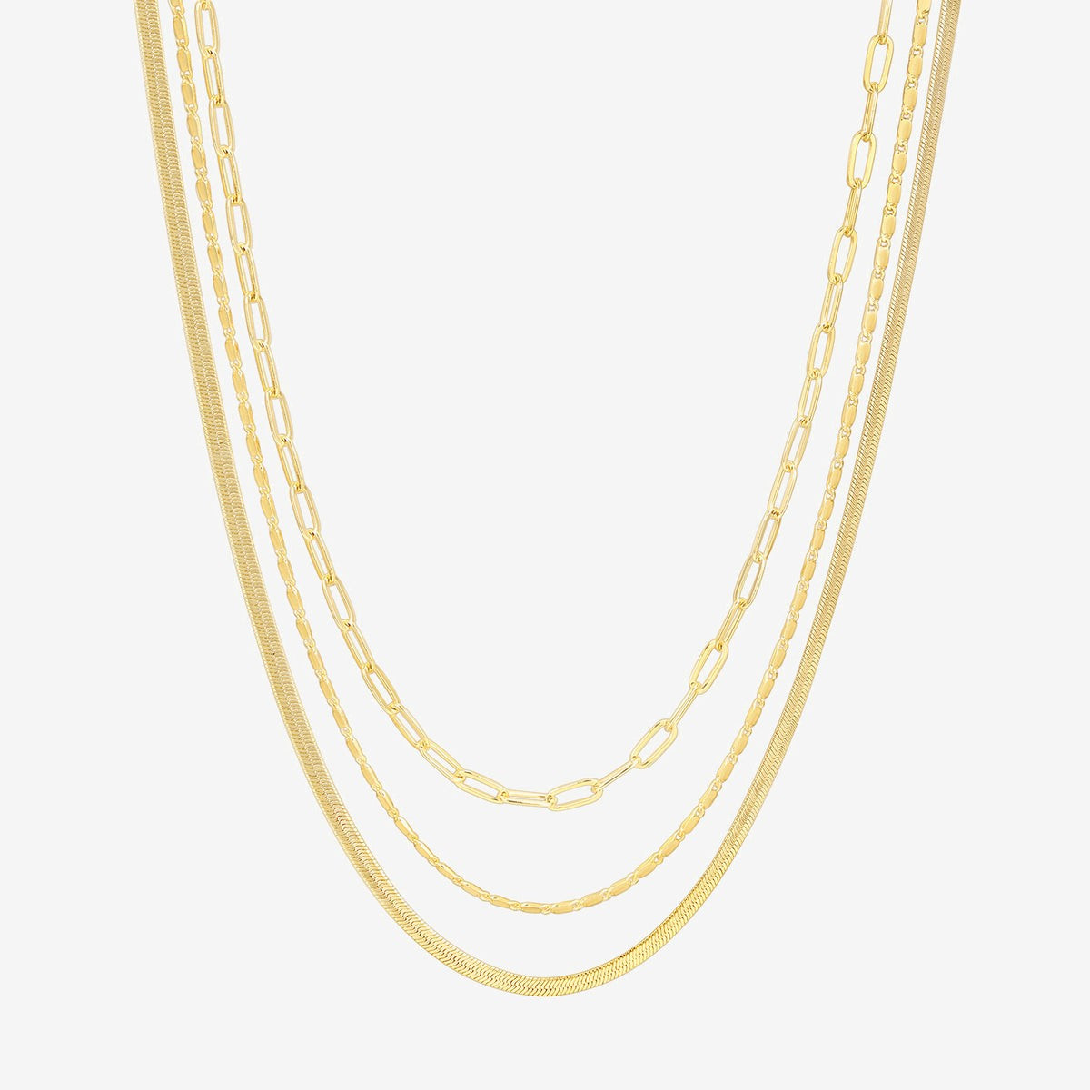 Layered Chain Necklace | PAVOI