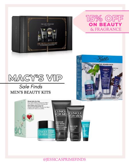 Men’s beauty kits skincare kits on sale - MACY’S VIP SALE use code ‘VIP’ - beauty 15% off 

30% off select items from free people on sale, Nike, adidas, and so much more 

#LTKunder50 #LTKbeauty #LTKitbag