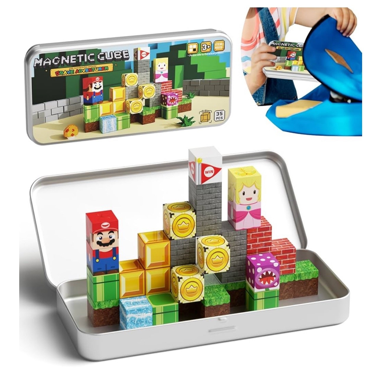 15% off 🎉

Mini Magnetic Blocks STEM Toys for Kids Ages 3-8, 35PCS Travel Building Set with Magnetic Storage Tin Box, Educational Construction Toys for Toddlers, Preschool Learning Birthday Gift for Boys & Girls

#LTKTravel #LTKKids