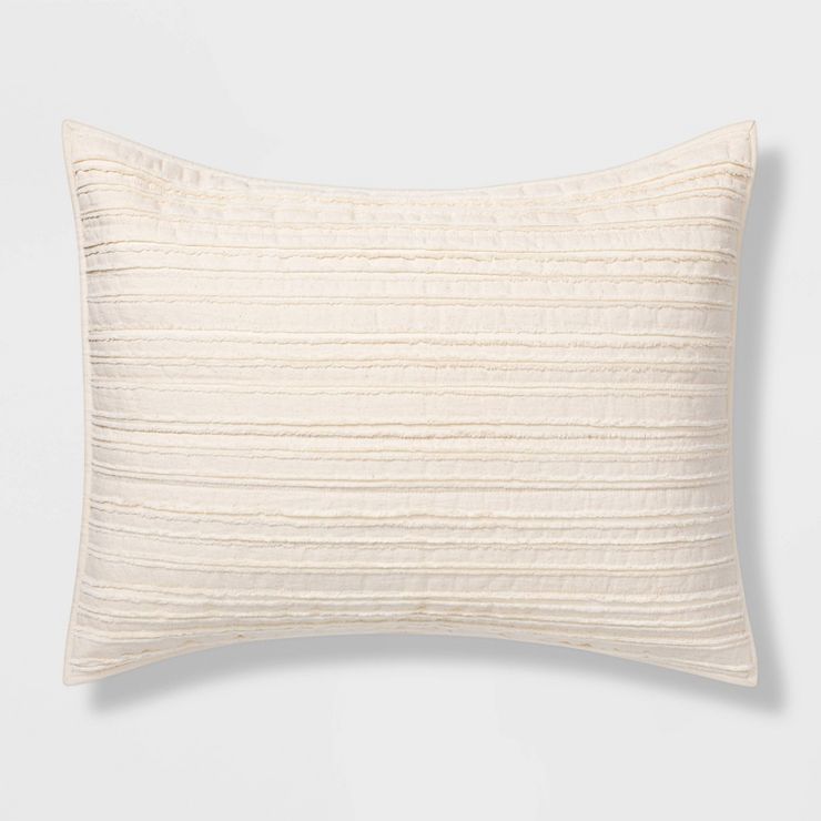 Clipped Texture Quilt Sham - Threshold™ | Target