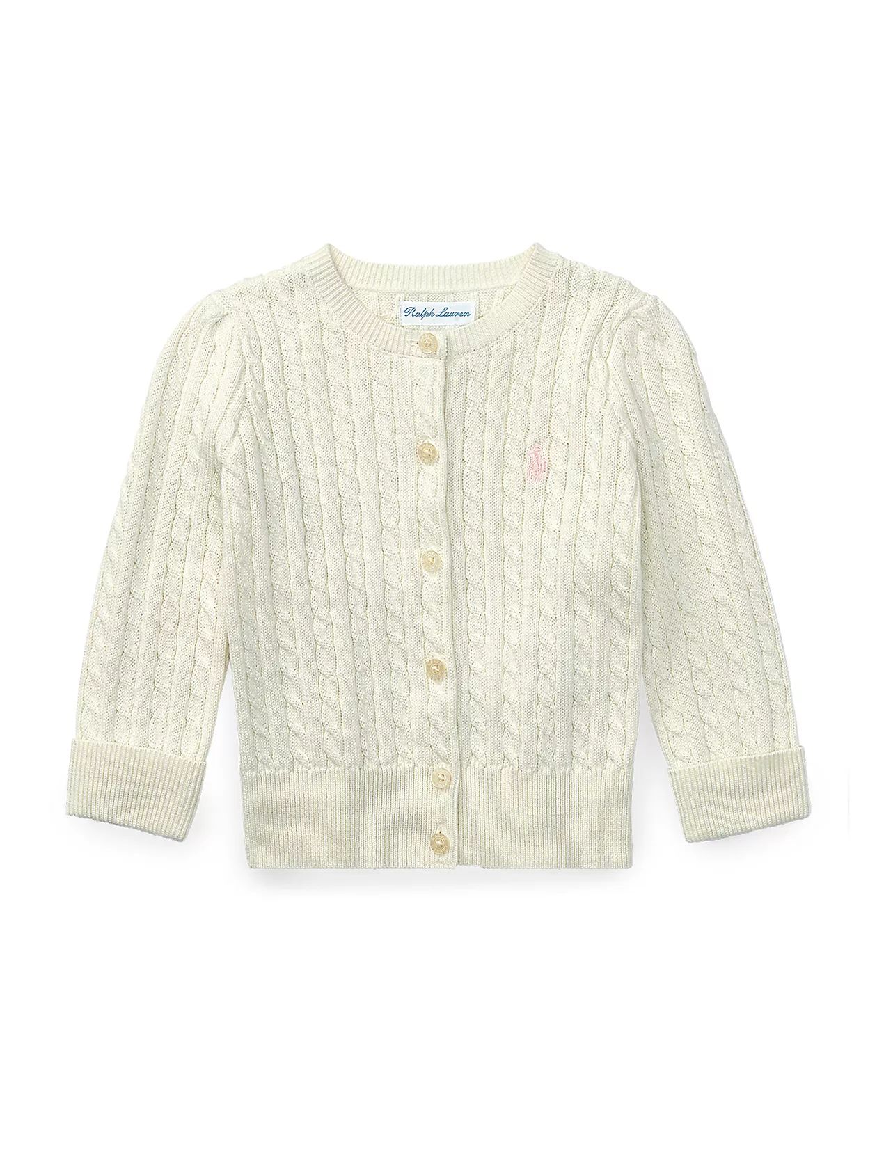 Baby Girl's Cable-Knit Cotton Cardigan | Saks Fifth Avenue