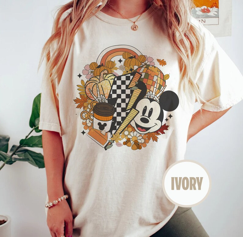 Disney Fall Mickey Mouse Shirts Disneyland Fall Shirt Fall - Etsy | Etsy (US)