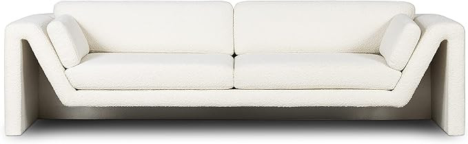 POLY & BARK Venito Sofa in Pearl White Boucle | Amazon (US)