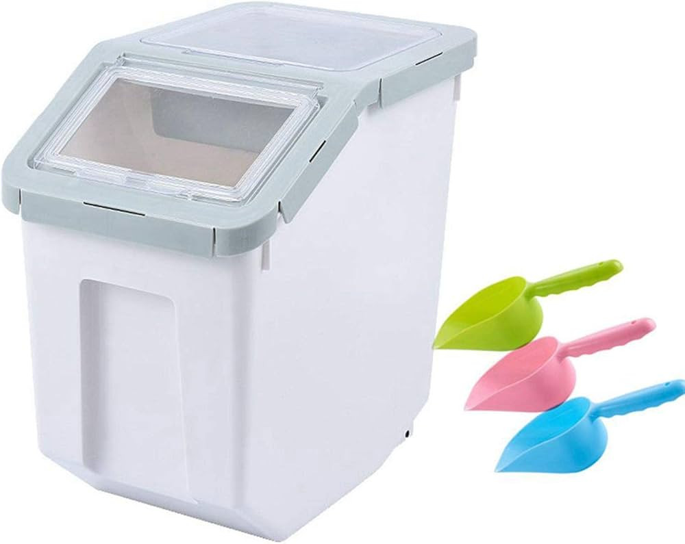 Saim Large Dog Food Storage Containers 20 LB Capacity, Dry Pet Food Storage Containers, Pet Dog C... | Amazon (US)