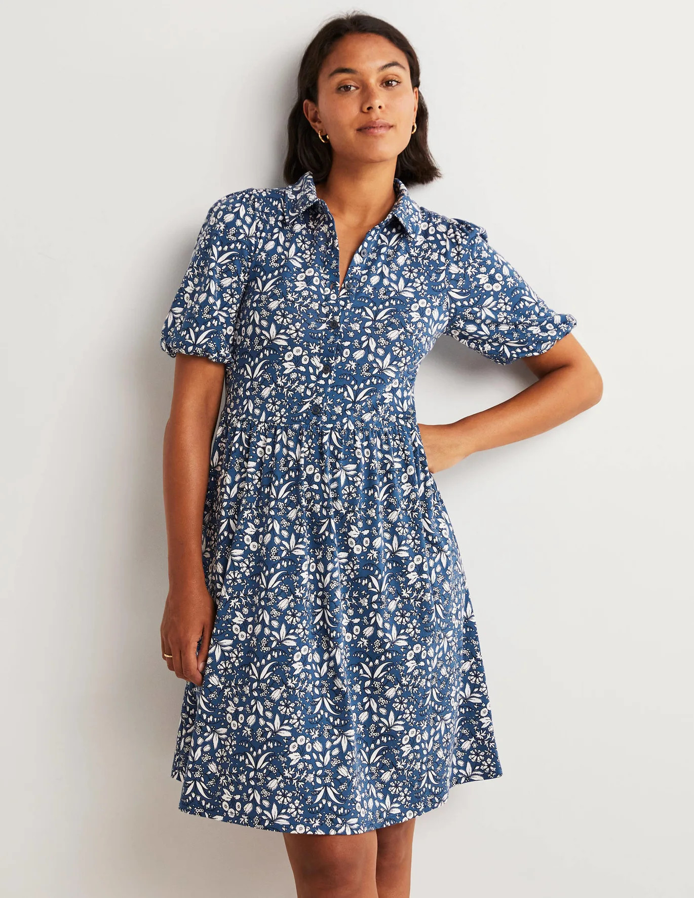 Mini Jersey Shirt Dress | Boden (US)