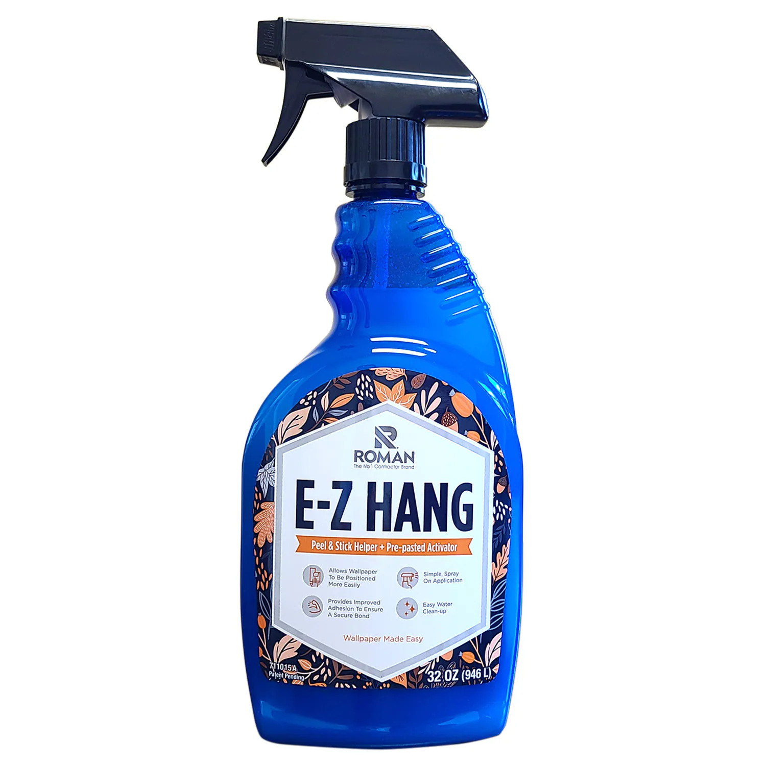 Roman E-Z Hang Peel and Stick Helper 32 Fluid ounce(s) Liquid Wallpaper activator in Clear | 011015 | Lowe's