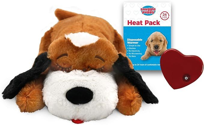 SmartPetLove Snuggle Puppy Heartbeat Stuffed Toy - Pet Anxiety Relief and Calming Aid | Amazon (US)