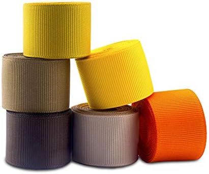 Summer-Ray 60 Yards (30 x 2 Yards) Grosgrain Ribbon 1 inch (25mm) Mixed Colors Value Pack | Amazon (US)