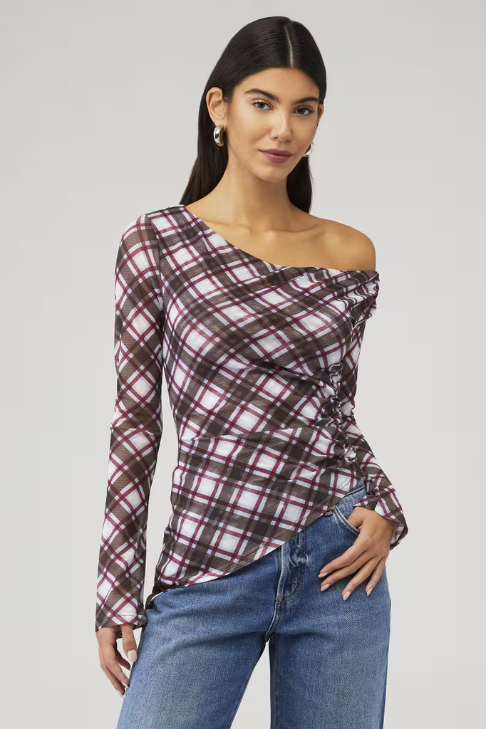 X FASHIONPASS PAIGE MESH TOP | FashionPass