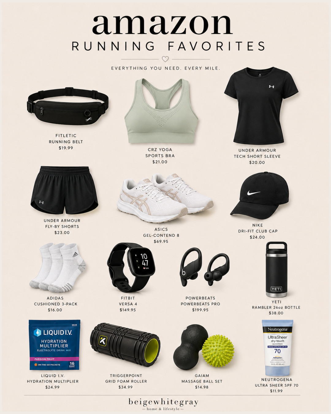 New running gear to elevate your workouts. Check out these essentials on Amazon!