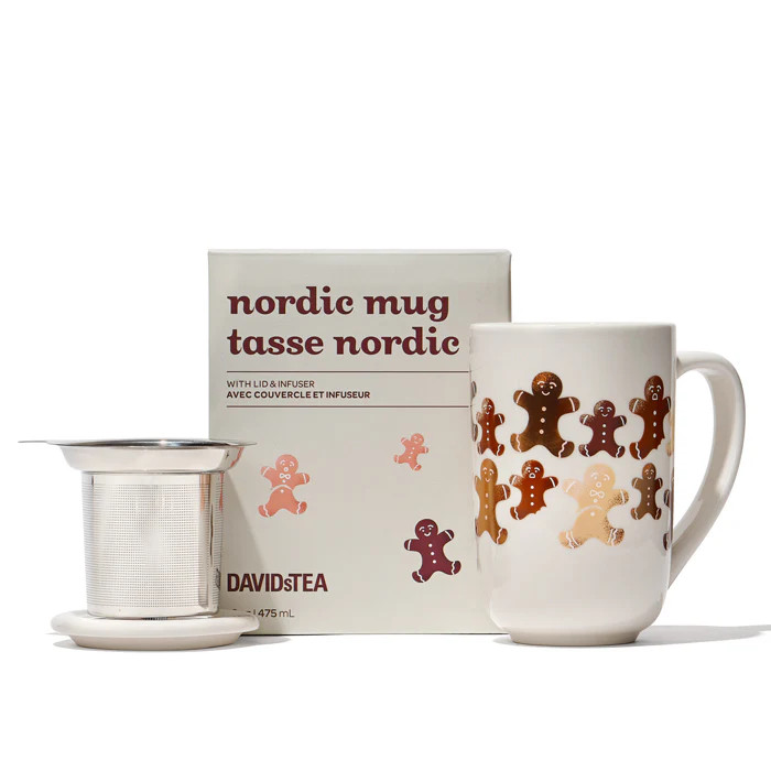 Gingerbread Man Nordic Mug | DAVIDsTEA