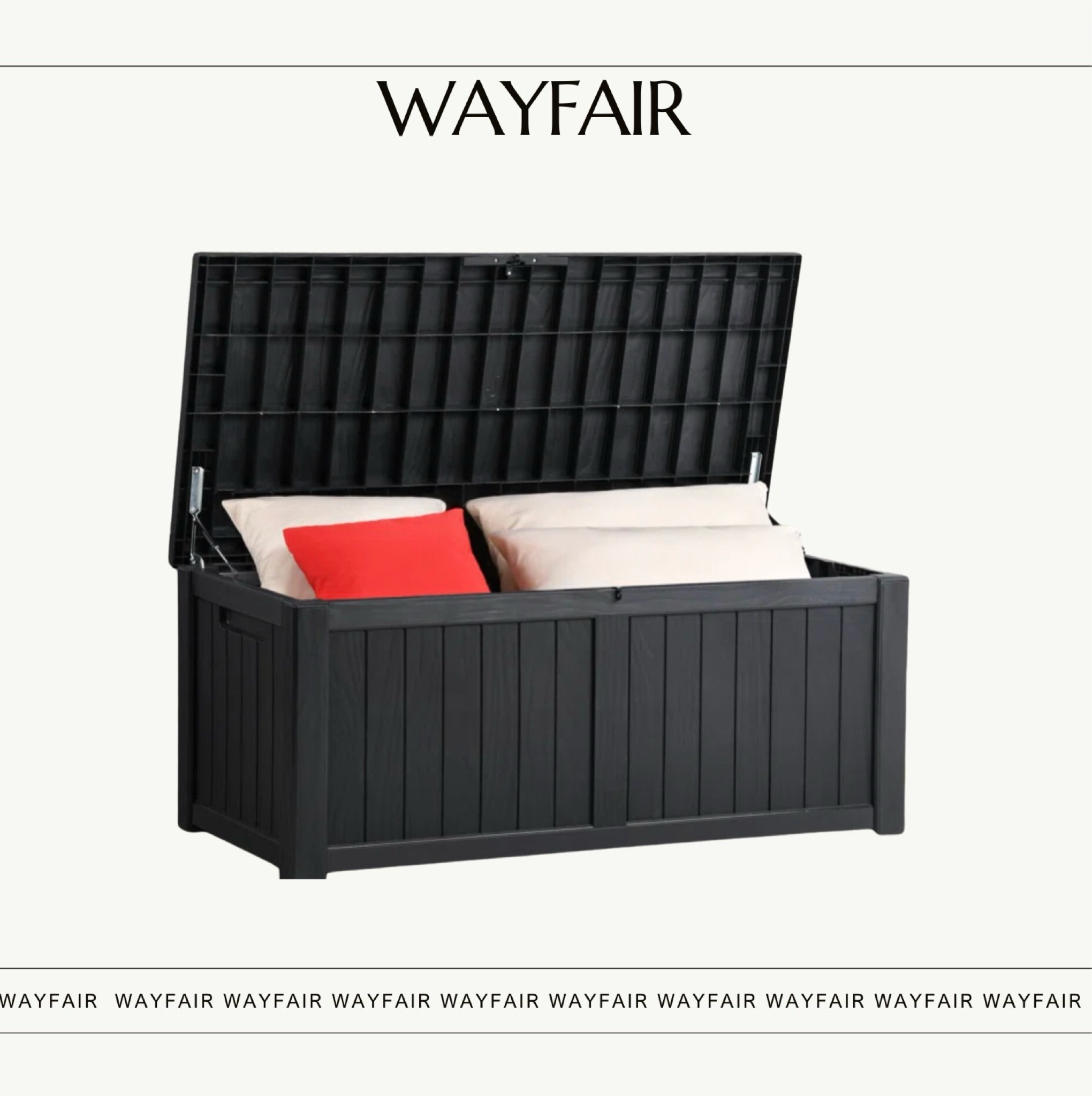 121 Gallon Lockable Deck Box 
Water Resistant 
Outdoor Necessity 
Outdoor Must Haves
Pool Must Haves 

#LTKHome #LTKSeasonal