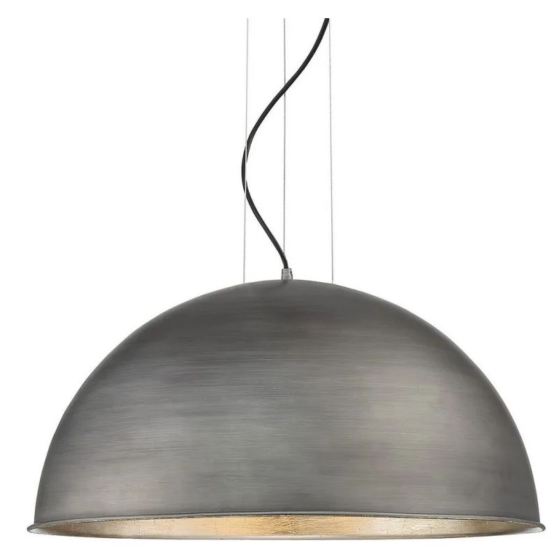 Savoy House 7-5014-3 Sommerton 3 Light 24" Wide Pendant Rubbed Zinc with Silver Leaf Indoor Lighting | Build.com, Inc.