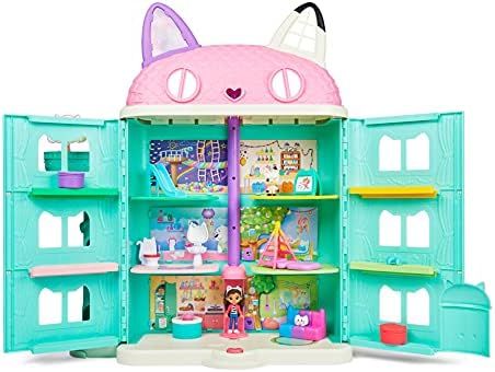 Gabby's Dollhouse, Purrfect Dollhouse with 15 Pieces Including Toy Figures, Furniture, Accessorie... | Amazon (US)