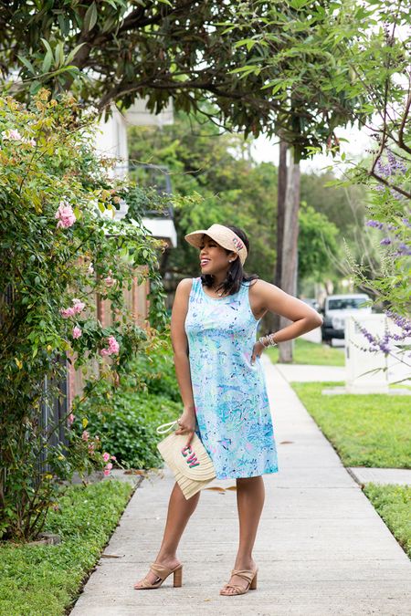 This Lilly Pulitzer dress and monogrammed hat and clutch definitely need to come on your next vacation! 🤍

Lilly Pulitzer dress. Colorful dress. Mini dress. Monogrammed hat. Straw hat. Monogrammed clutch. Straw clutch. Vacation outfit inspo  

#LTKStyleTip #LTKSeasonal