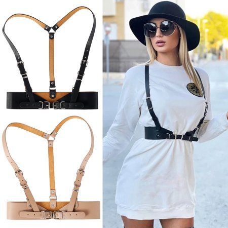 GOTYDI Punk Waist Belt Adjustable Punk Waist Harness Belt Unisex Fashion Harness Waist Body Belt Bod | Walmart (US)