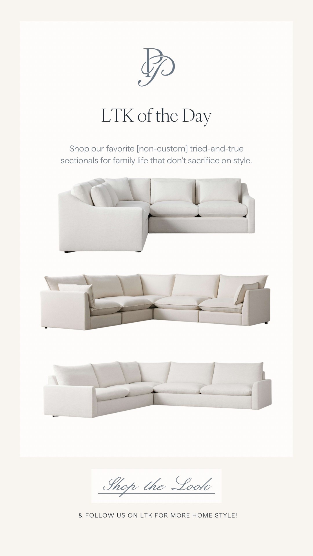 Shop our favorite non-custom sectionals for family friendly living. These sectionals come in many performance fabrics and don’t sacrifice style! Shop the look and save for later ✨



#LTKSpringSale #LTKFamily #LTKHome
