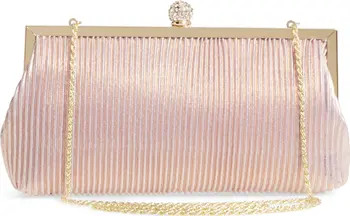 Nina Aneka Pleated Shine Clutch | Nordstrom | Nordstrom