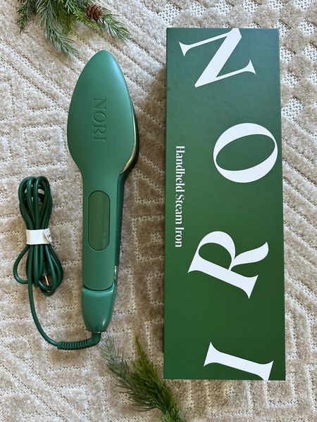 @meetnori the first handheld steam flat iron #meetnori #ad there are 6 fabric settings and a water reservoir for steaming. There are small pointed ends so you can get into small areas like around buttons and pleats. The elongated arms of the nori help you get to the middle of your clothes as well. Did I mention, the sleek size of it makes it a dream to pack and take with you on trips!! Grab one today while it’s on sale 

#LTKHoliday #LTKCyberWeek #LTKGiftGuide